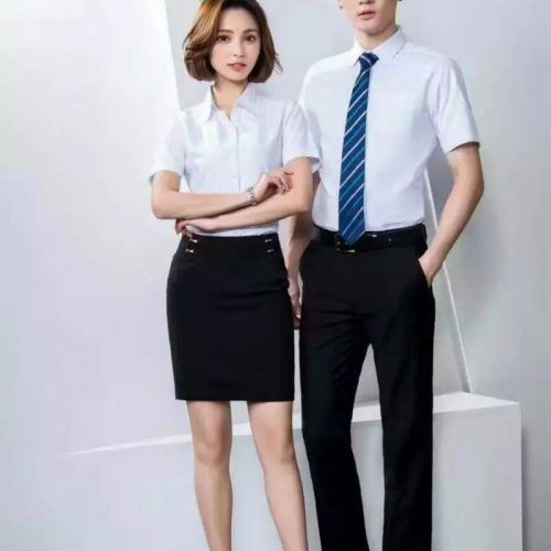 G2000男女高档长短细斜衬衫(9C27)