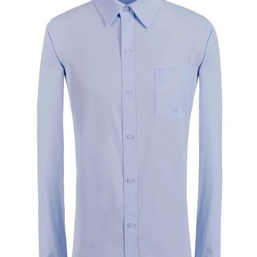 男衬衫细斜纹长袖纯色5801(6768)