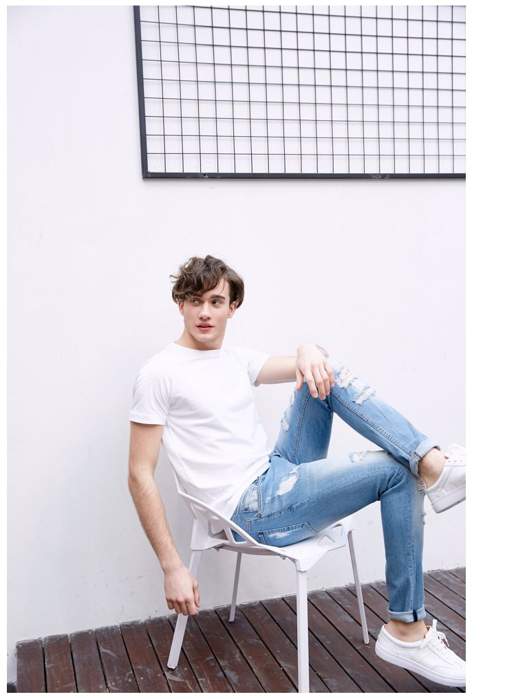 潮T（欧美日韩风）高端定制(另外有五分袖的款式，请咨询客服）