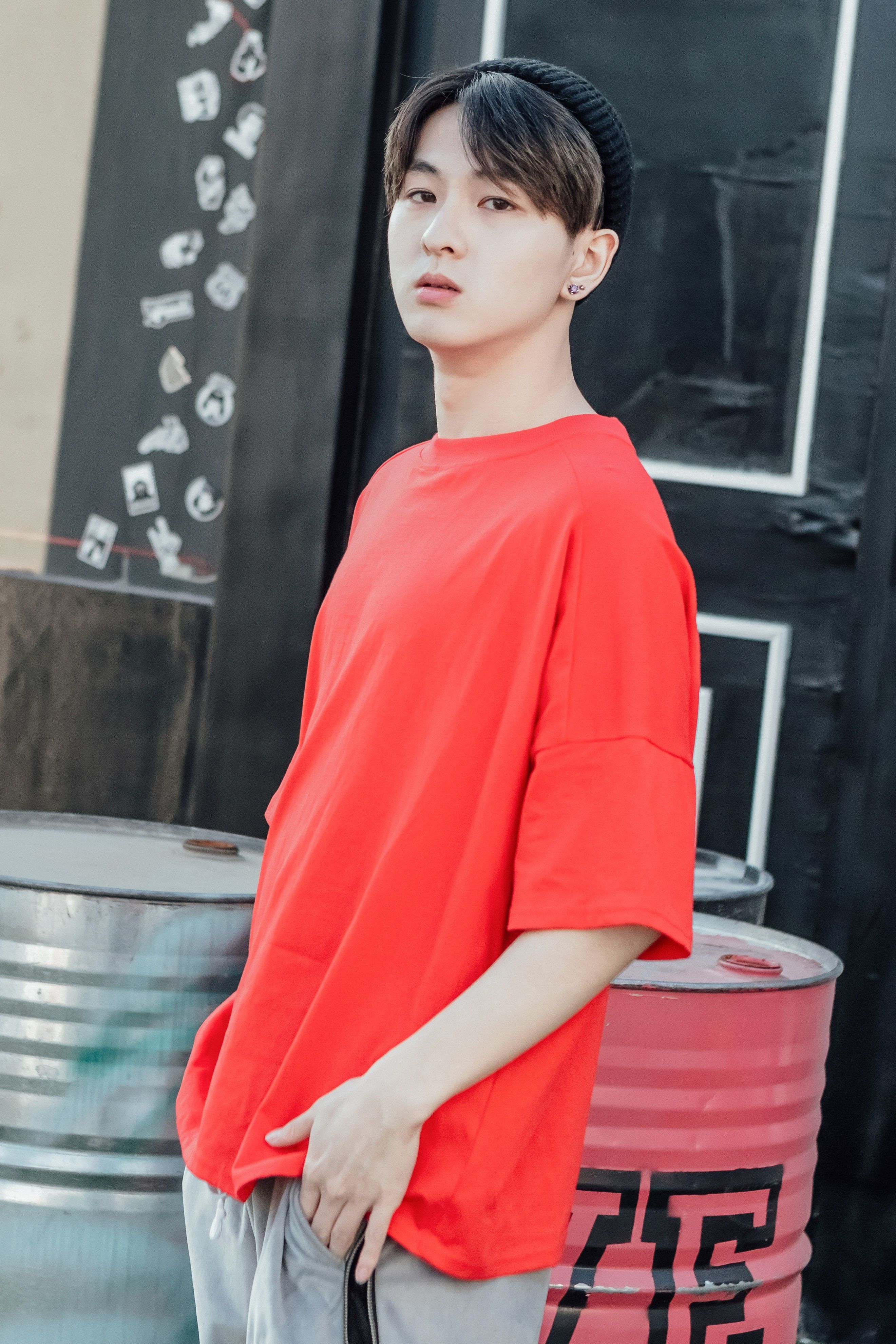 潮牌精梳棉T恤（精梳棉七分袖））