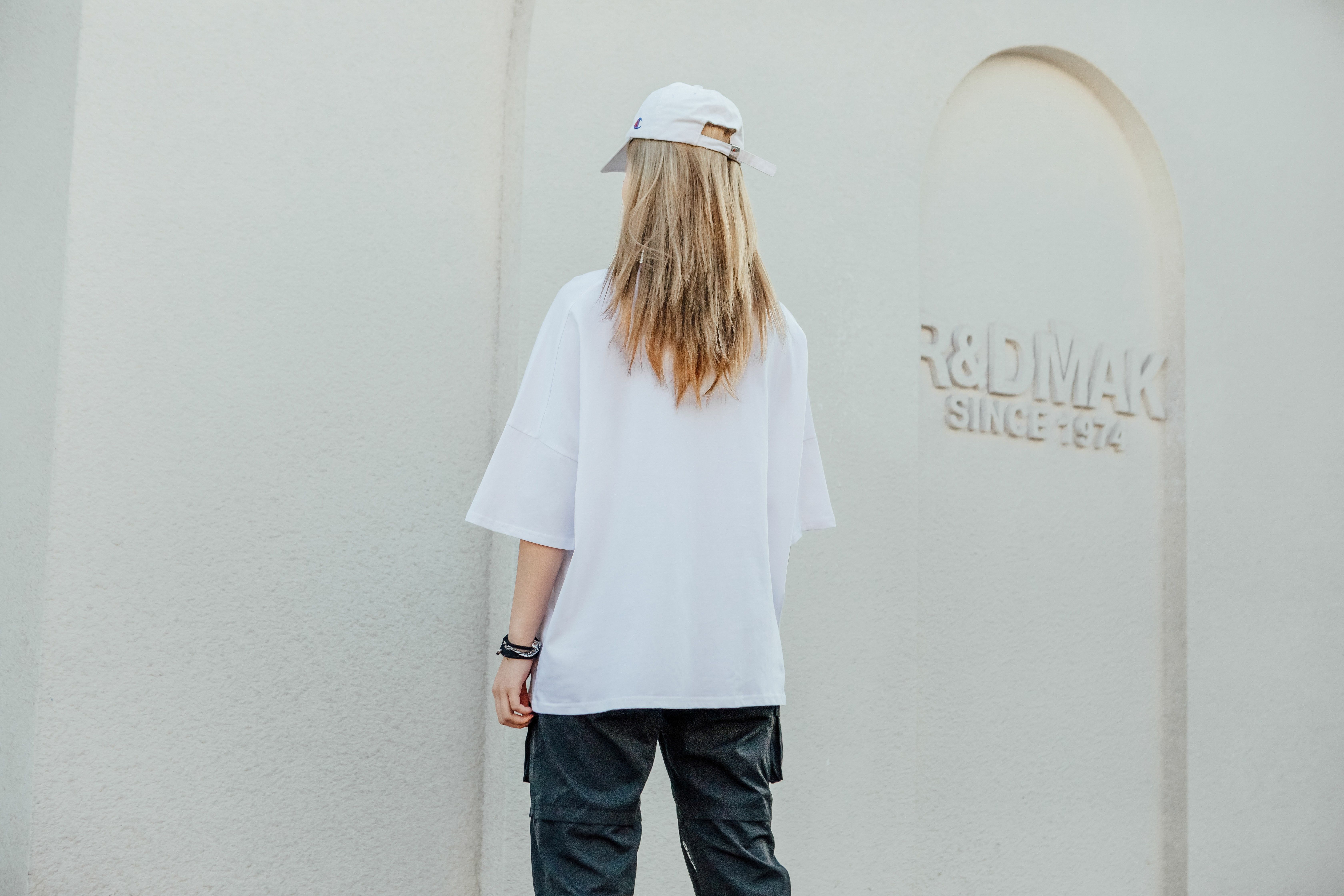 潮牌精梳棉T恤（精梳棉七分袖））