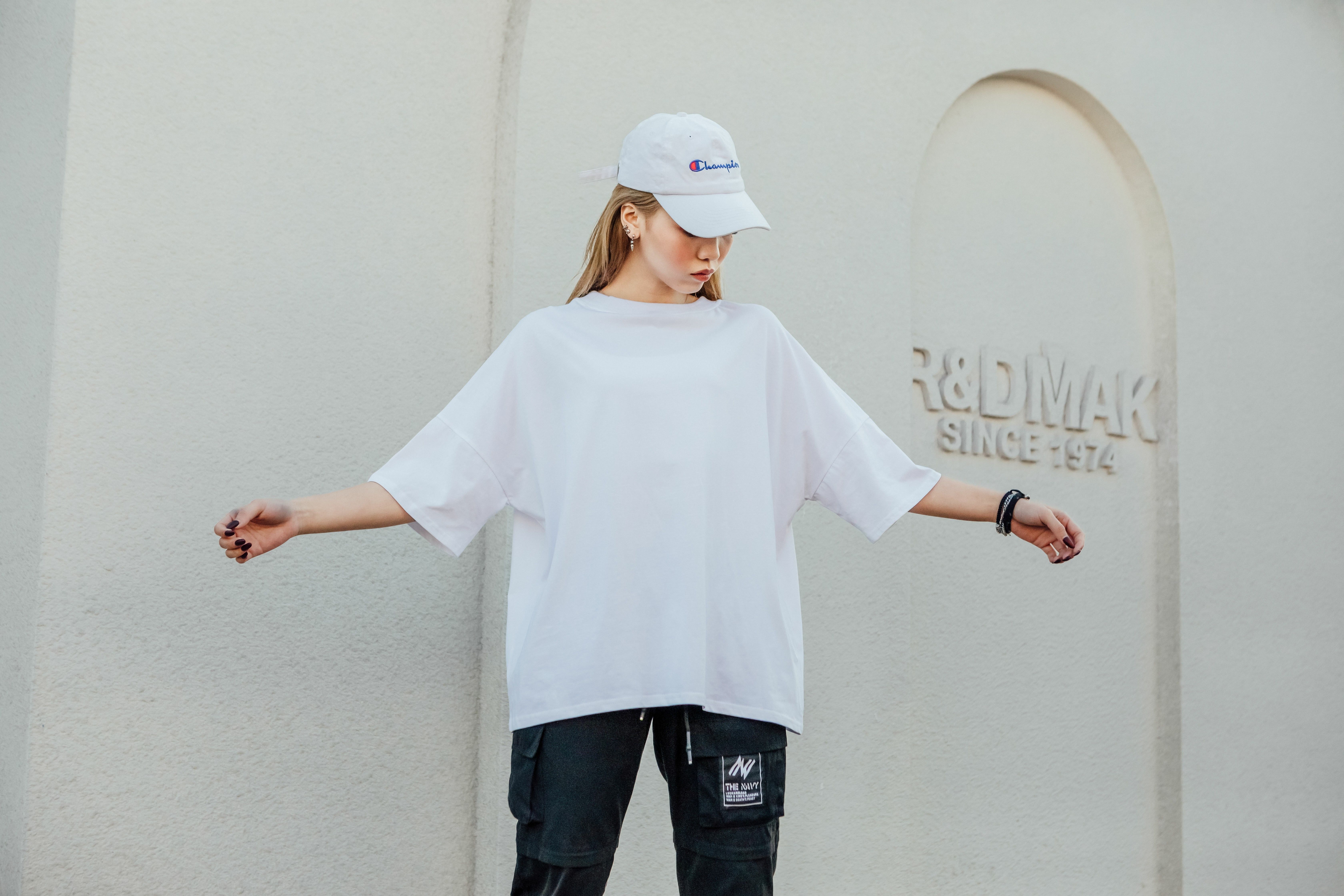 潮牌精梳棉T恤（精梳棉七分袖））