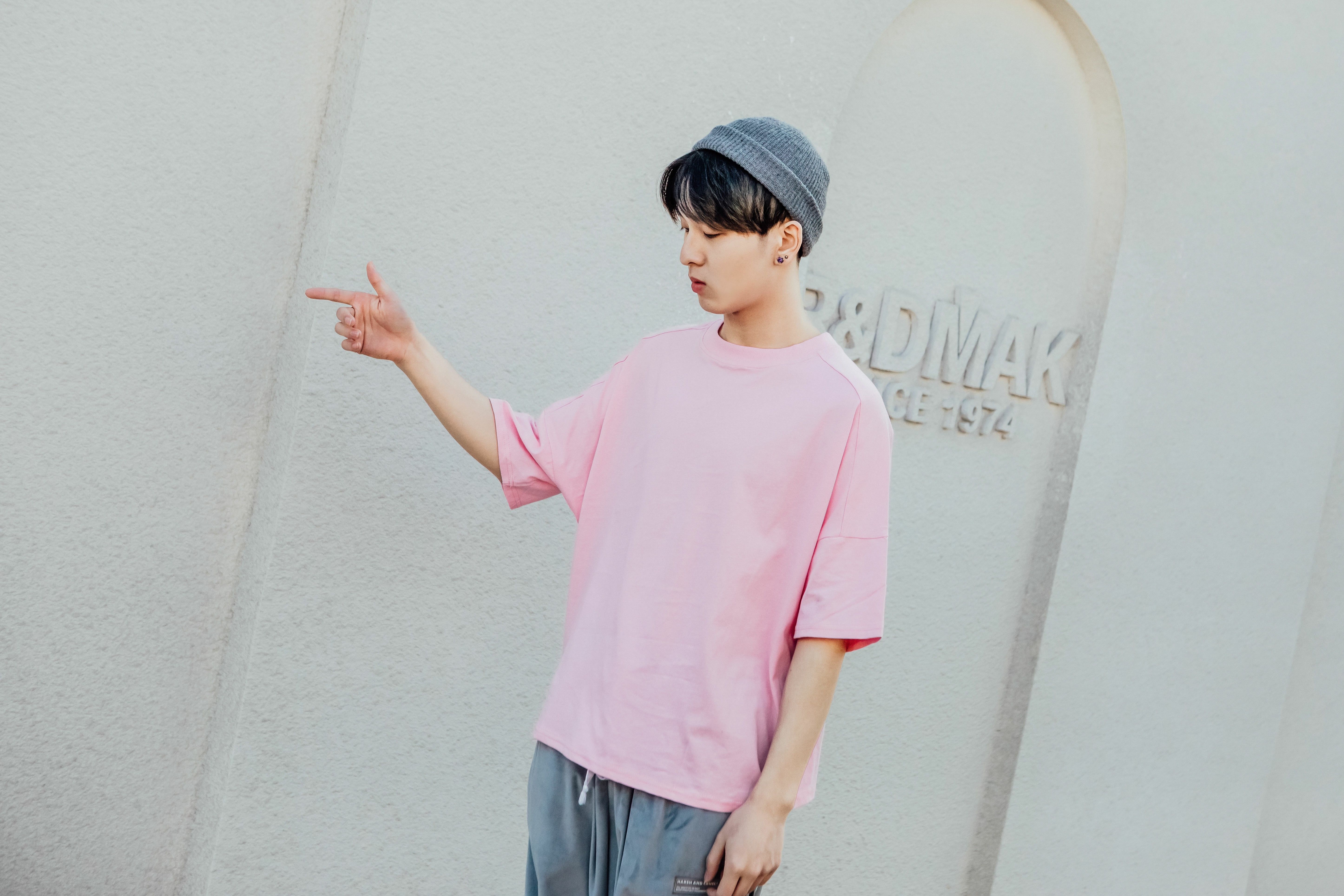 潮牌精梳棉T恤（精梳棉七分袖））