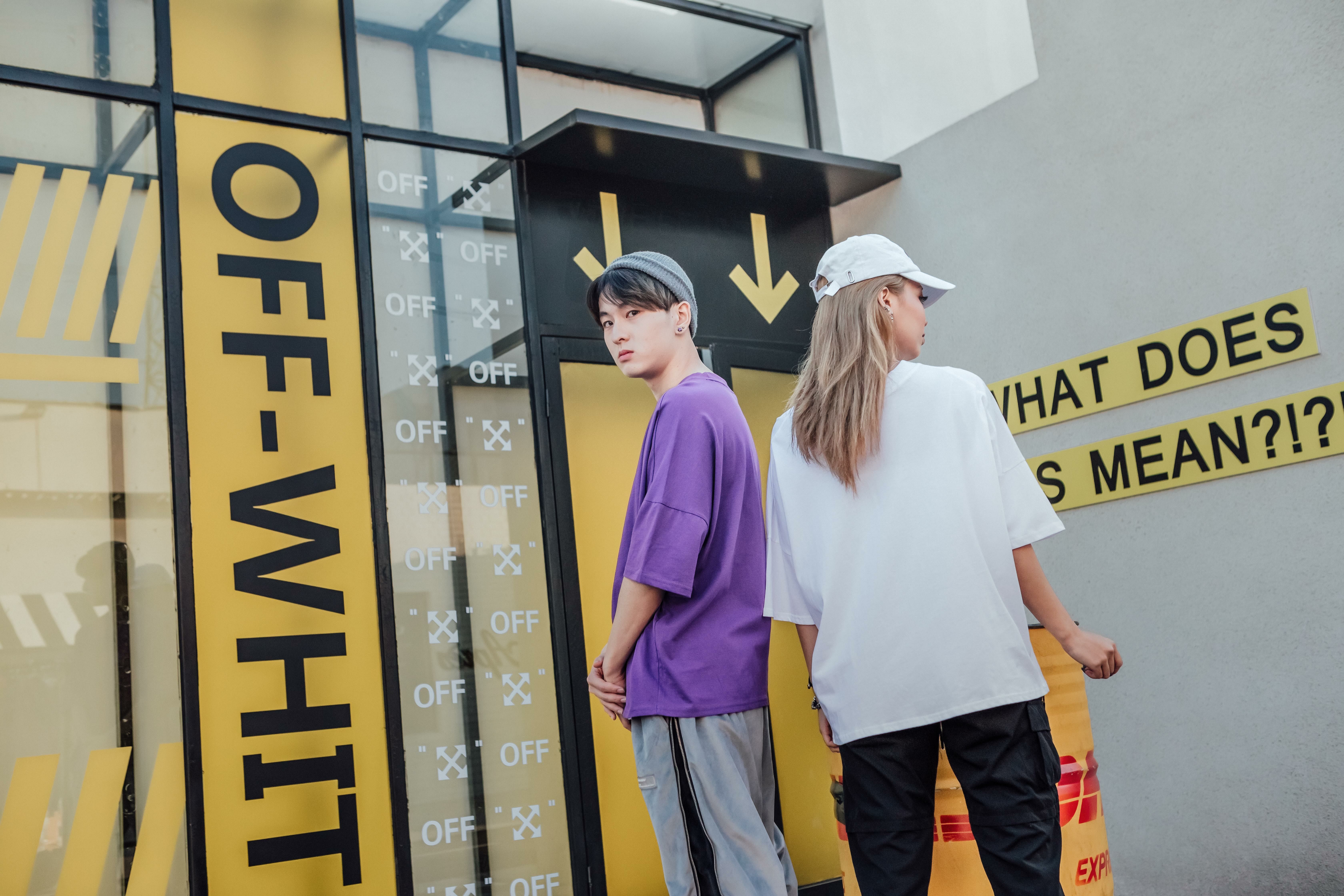 潮牌精梳棉T恤（精梳棉七分袖））