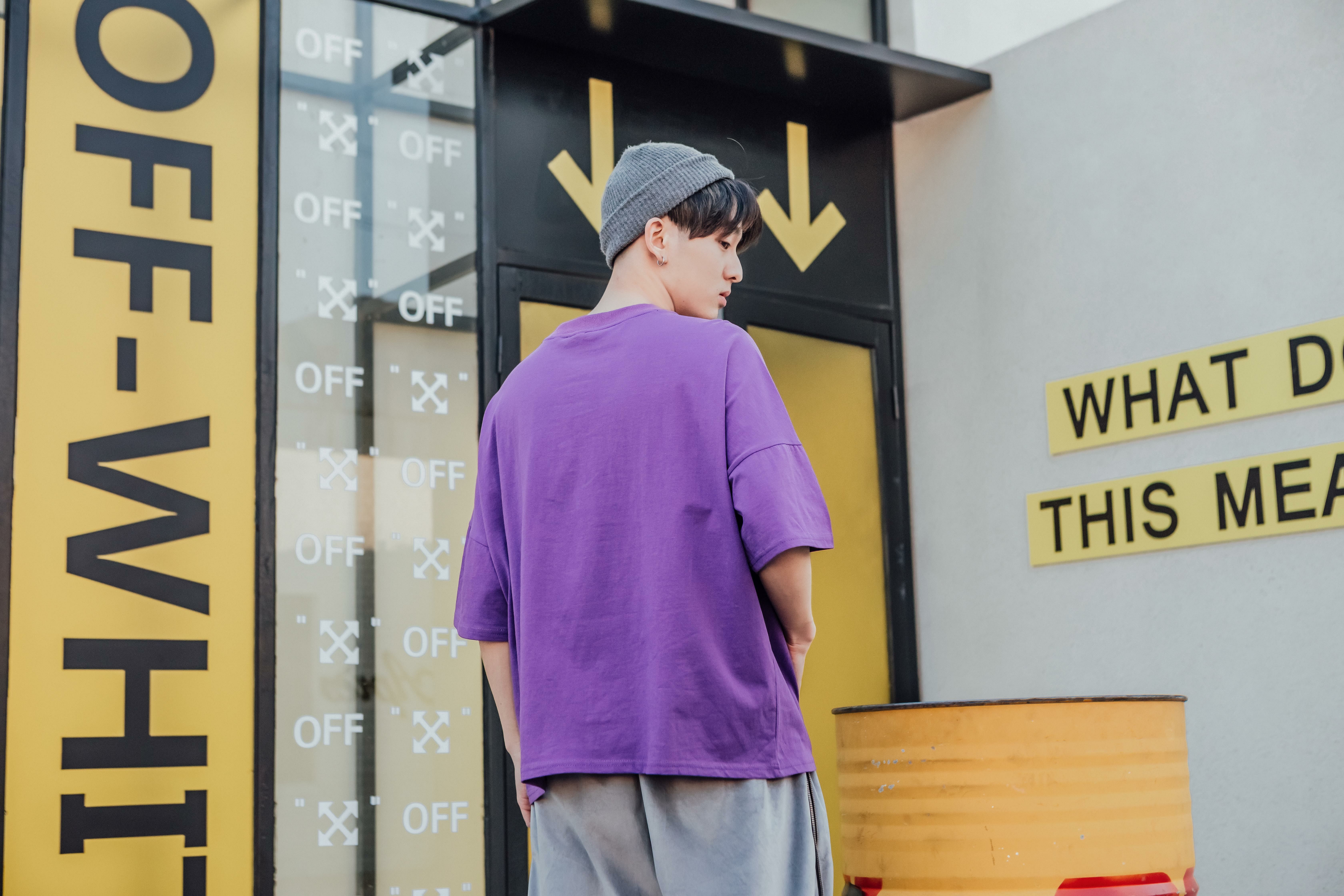 潮牌精梳棉T恤（精梳棉七分袖））