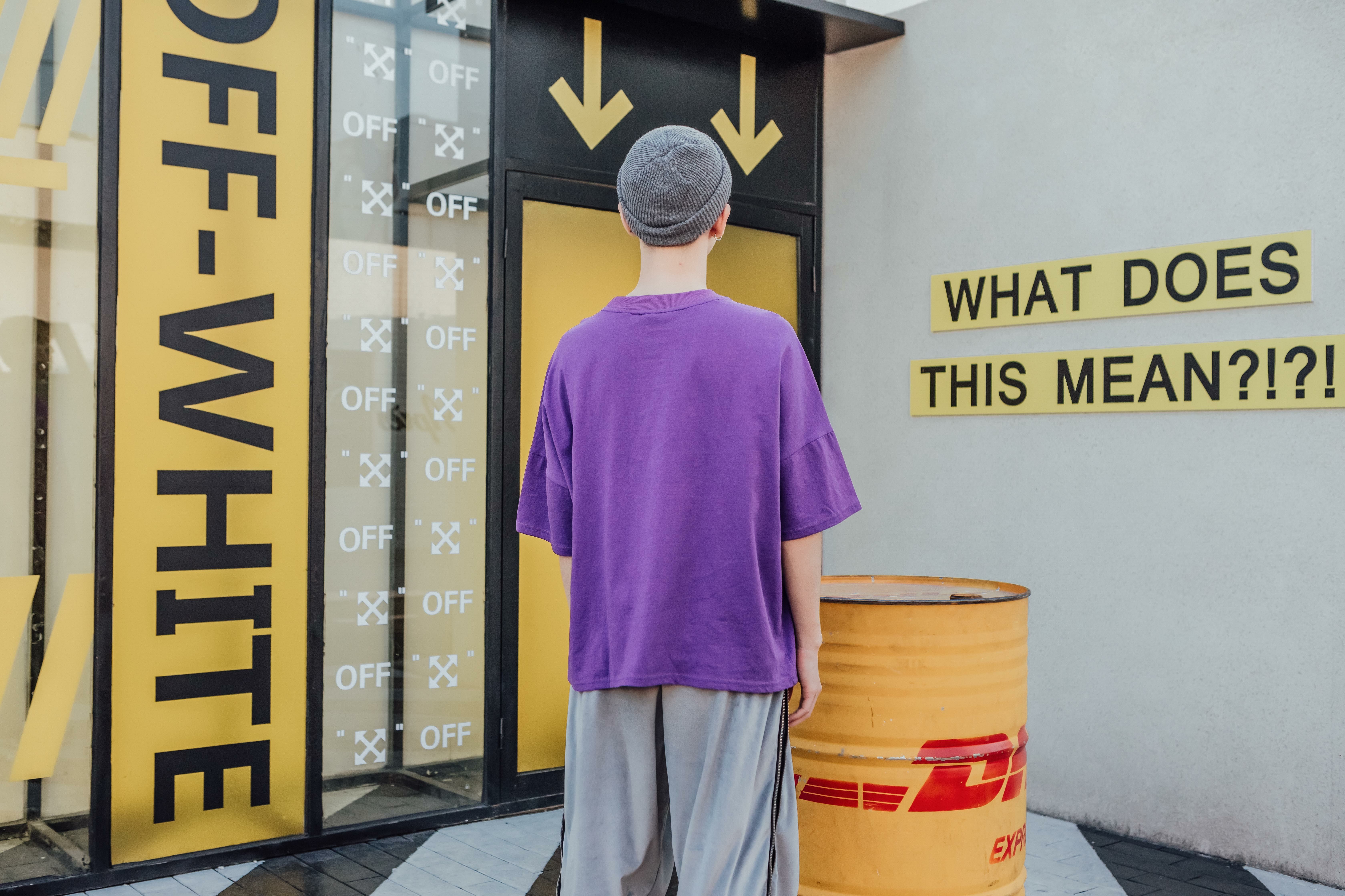 潮牌精梳棉T恤（精梳棉七分袖））