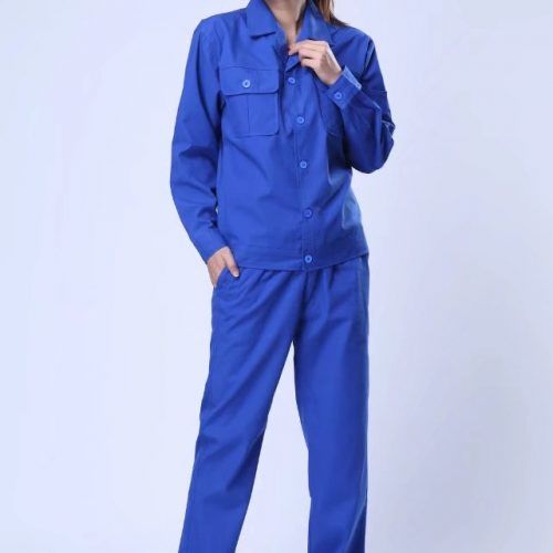 工装X518 夏装 长袖纯色钮扣款(2554)