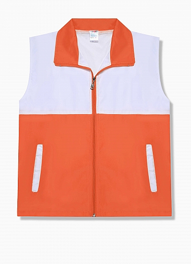 4405#水蜜桃拼色马甲