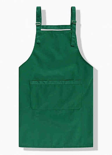 CFWQ03 高端荷叶式防水可调节金属扣双肩围裙