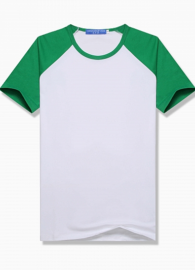 2207款莫代尔或莱卡纯色插肩短袖