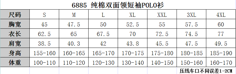 高端时尚纯棉polo衫6885款（客服QQ：3397916156，客服微信：13286523327）-第14页
