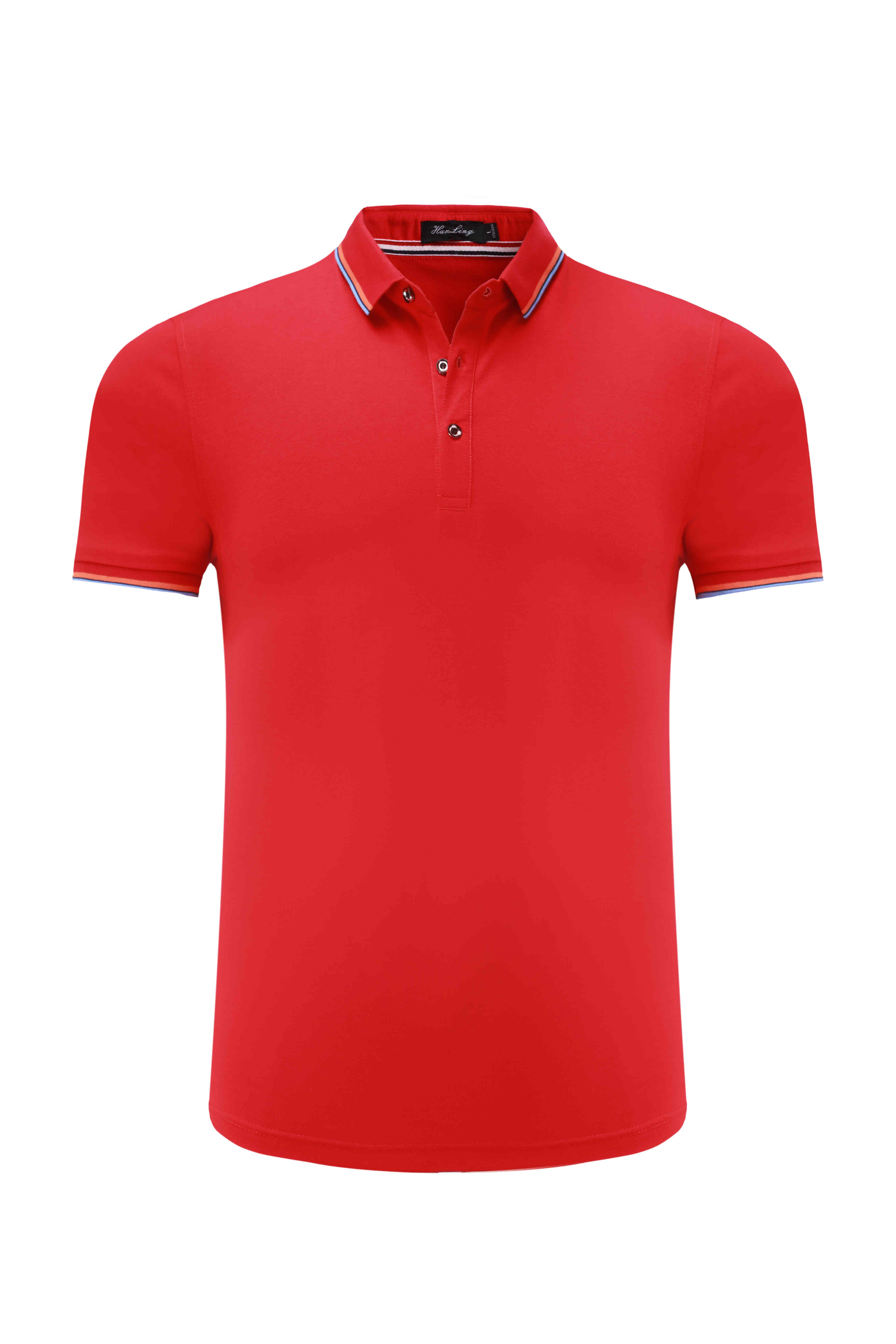 2260高端时尚彩色领子polo定制-第5页