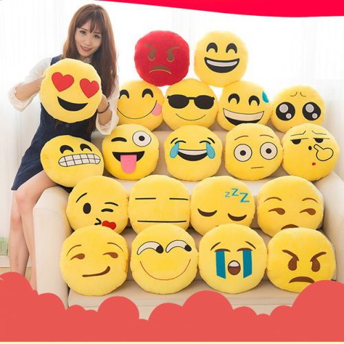 表情抱靠枕捂