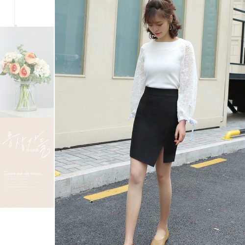 长短开叉裙（请咨询客服，有长款和短款）