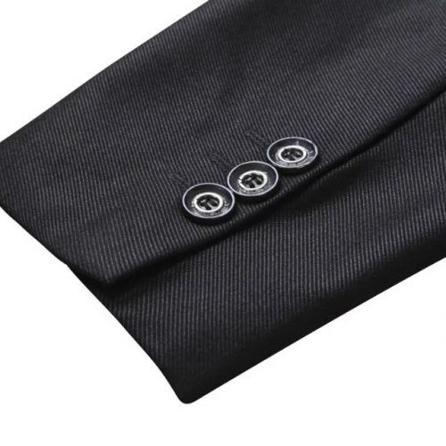 男士韩版修身高档大斜纹发亮1005# 外套细节图(CBFA)