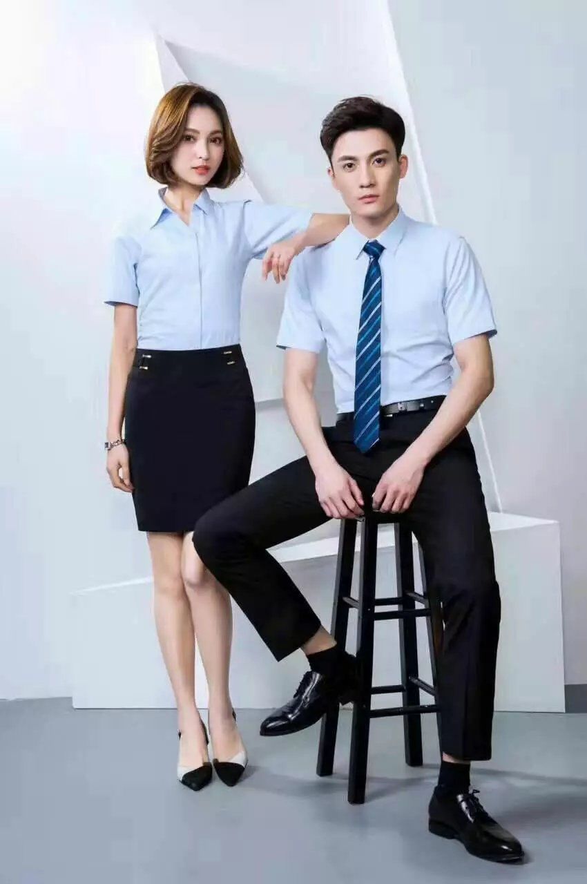 G2000男女高档长短细斜衬衫(9C27)