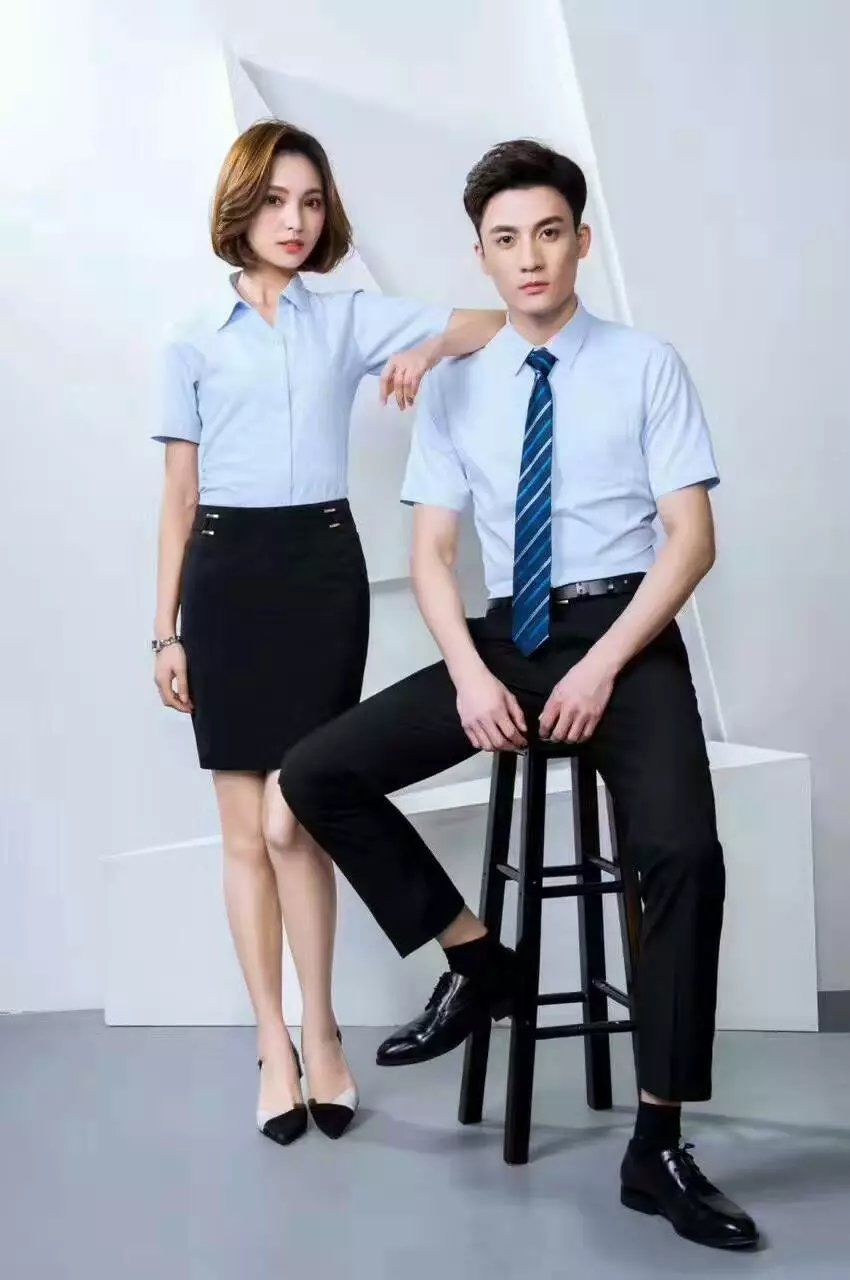 G2000男女高档长短细斜衬衫(9C27)