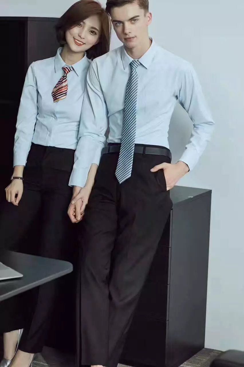 G2000男女高档长短细斜衬衫(9C27)