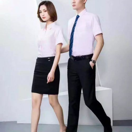 G2000男女高档长短细斜衬衫(9C27)