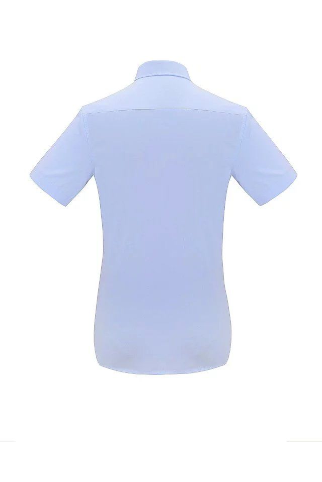 男衬衫细斜纹5801短袖  做订单类(F336)