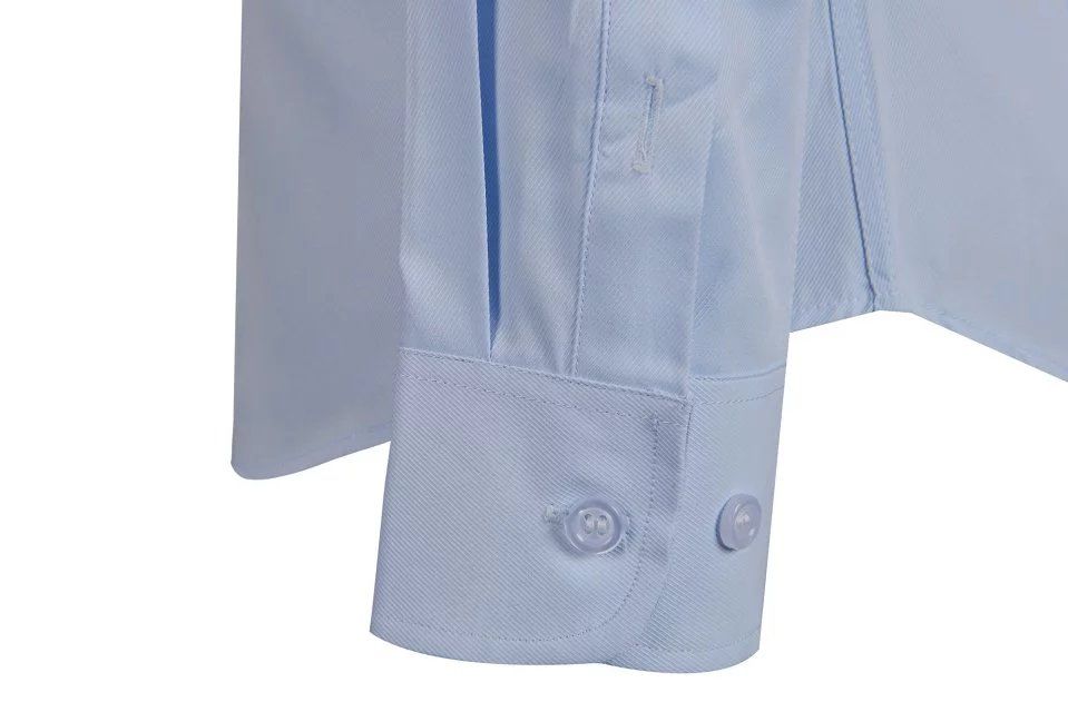 男衬衫细斜纹长袖纯色5801(6768)