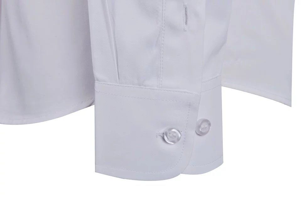 男衬衫细斜纹长袖纯色5801(6768)