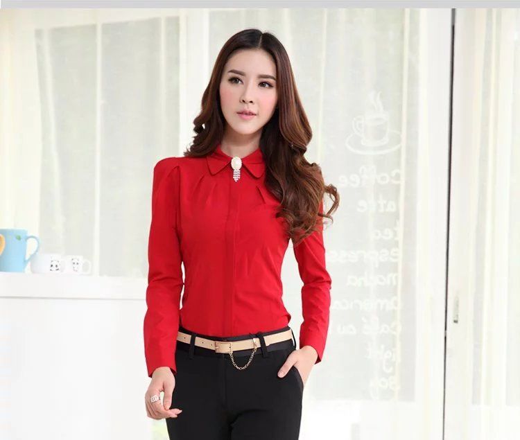 女士长袖衬衫870(D975)