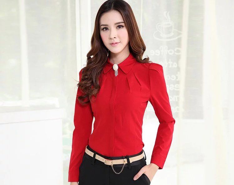 女士长袖衬衫870(D975)