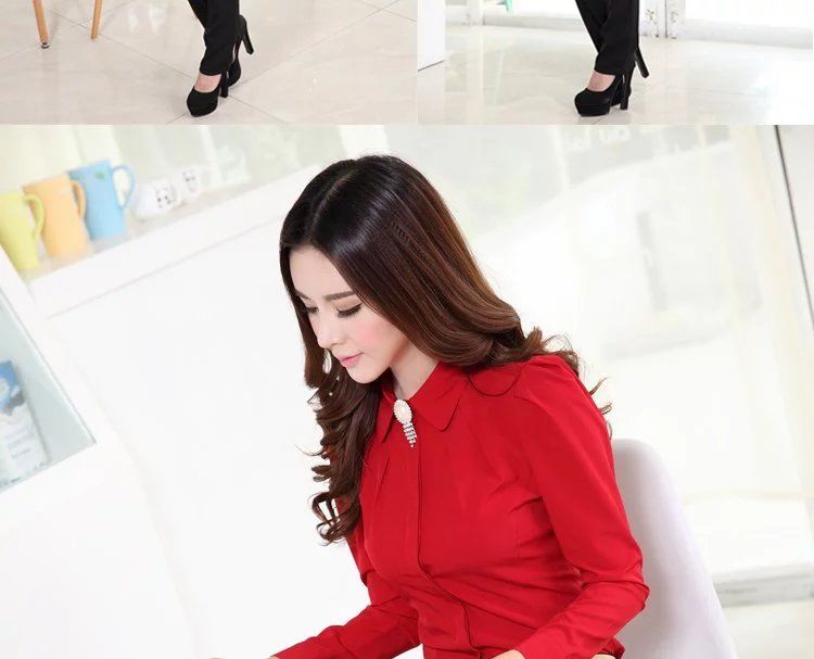 女士长袖衬衫870(D975)