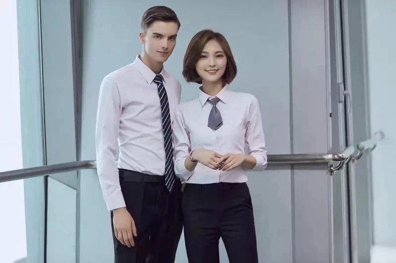 衬衫男女138男女款白粉蓝男S-4XL 女S-3XL(CB8F)