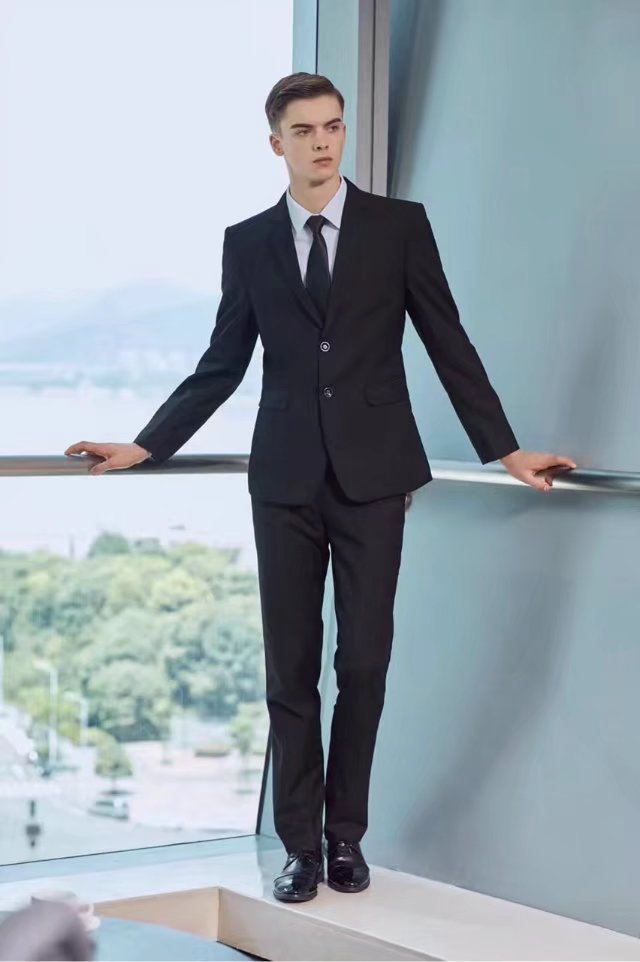 西装男女同款 黑色8109深蓝色8108 码数：S-4XL(5CC6)