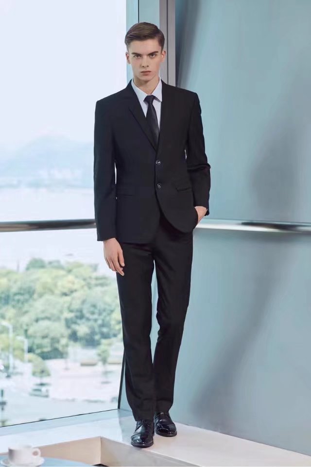 西装男女同款 黑色8109深蓝色8108 码数：S-4XL(5CC6)
