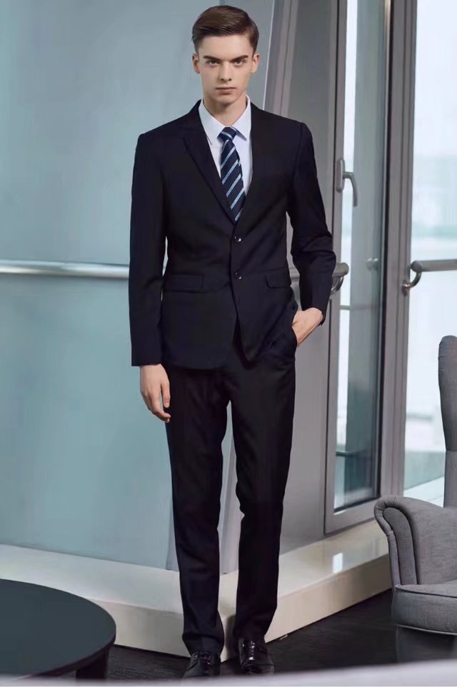 西装男女同款 黑色8109深蓝色8108 码数：S-4XL(5CC6)