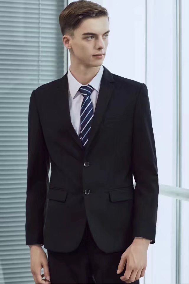 西装男女同款 黑色8109深蓝色8108 码数：S-4XL(5CC6)