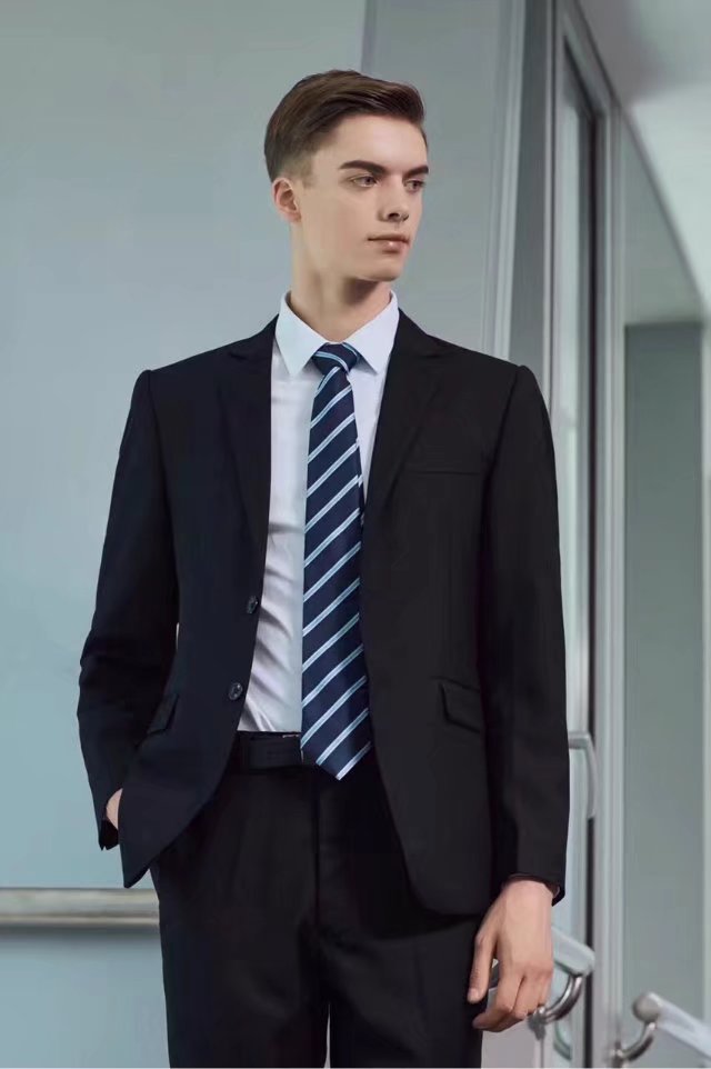 西装男女同款 黑色8109深蓝色8108 码数：S-4XL(5CC6)