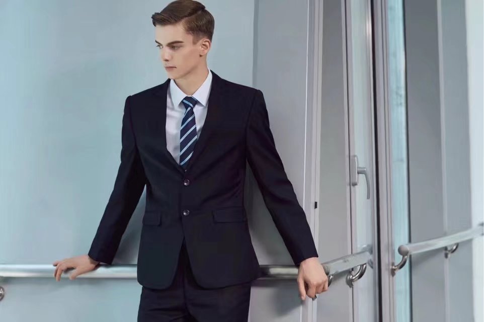 西装男女同款 黑色8109深蓝色8108 码数：S-4XL(5CC6)