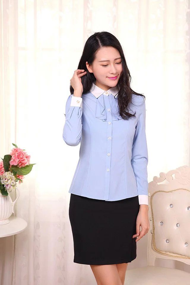 女款长袖衬衫889(7D26)