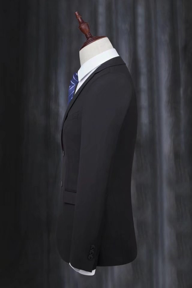 129#双扣，121-1#单扣韩版细斜纹套装(93B0)