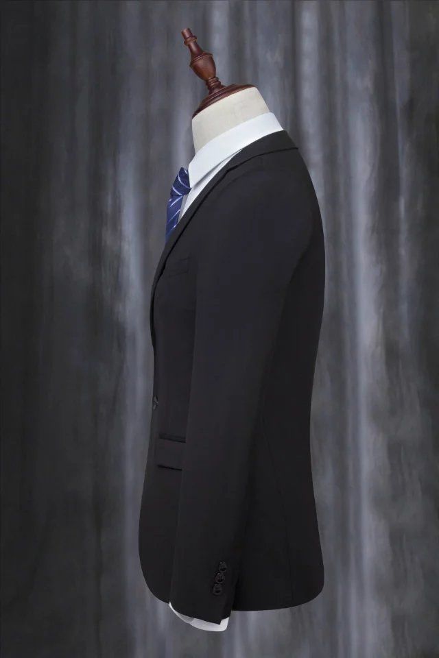 129#双扣，121-1#单扣韩版细斜纹套装(93B0)