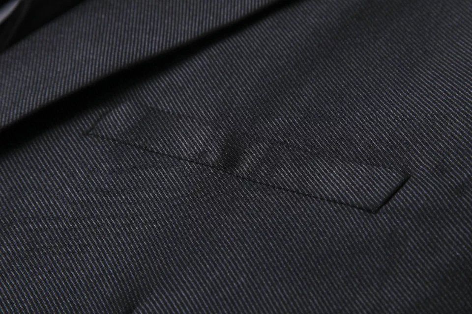 男士韩版修身高档大斜纹发亮1005# 外套细节图(CBFA)