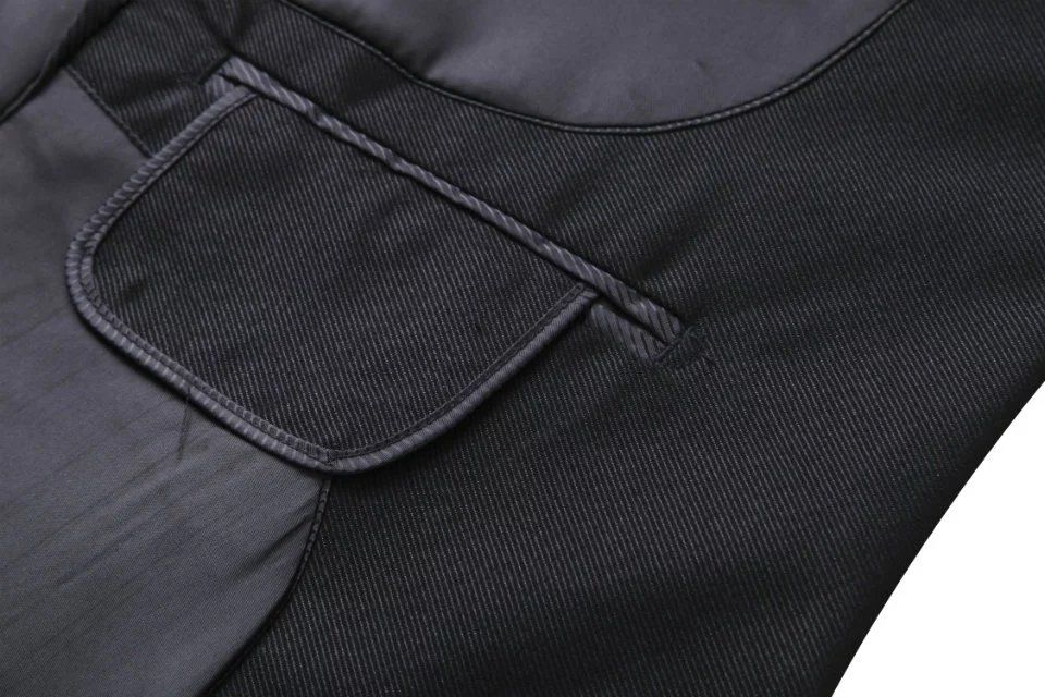 男士韩版修身高档大斜纹发亮1005# 外套细节图(CBFA)