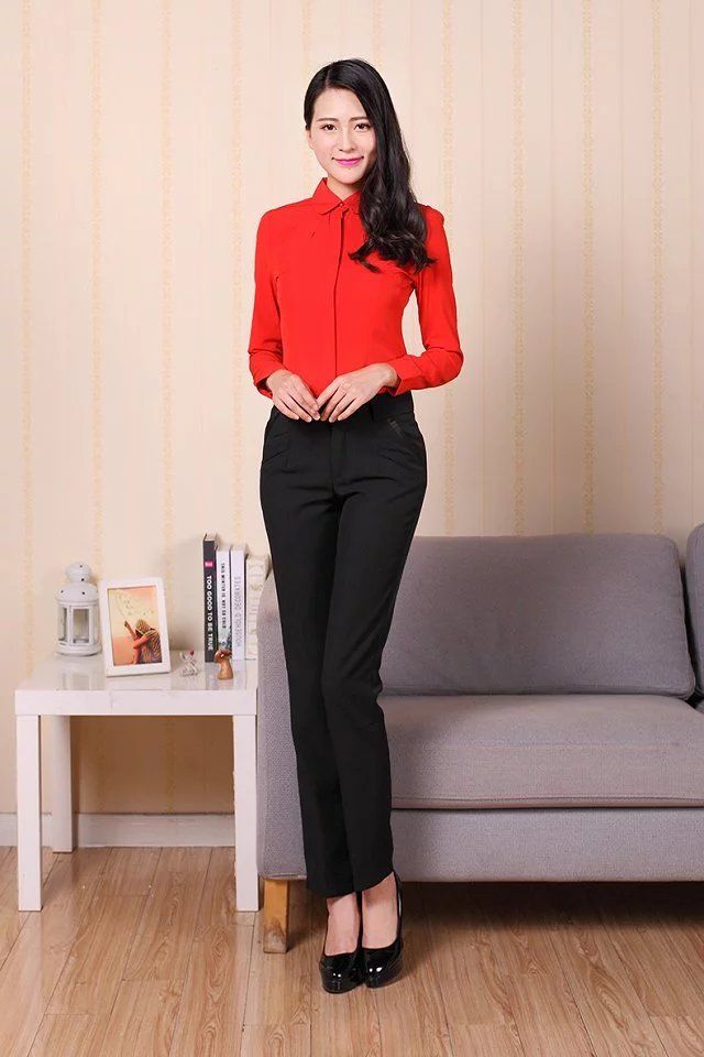 女士长袖衬衫870(D975)