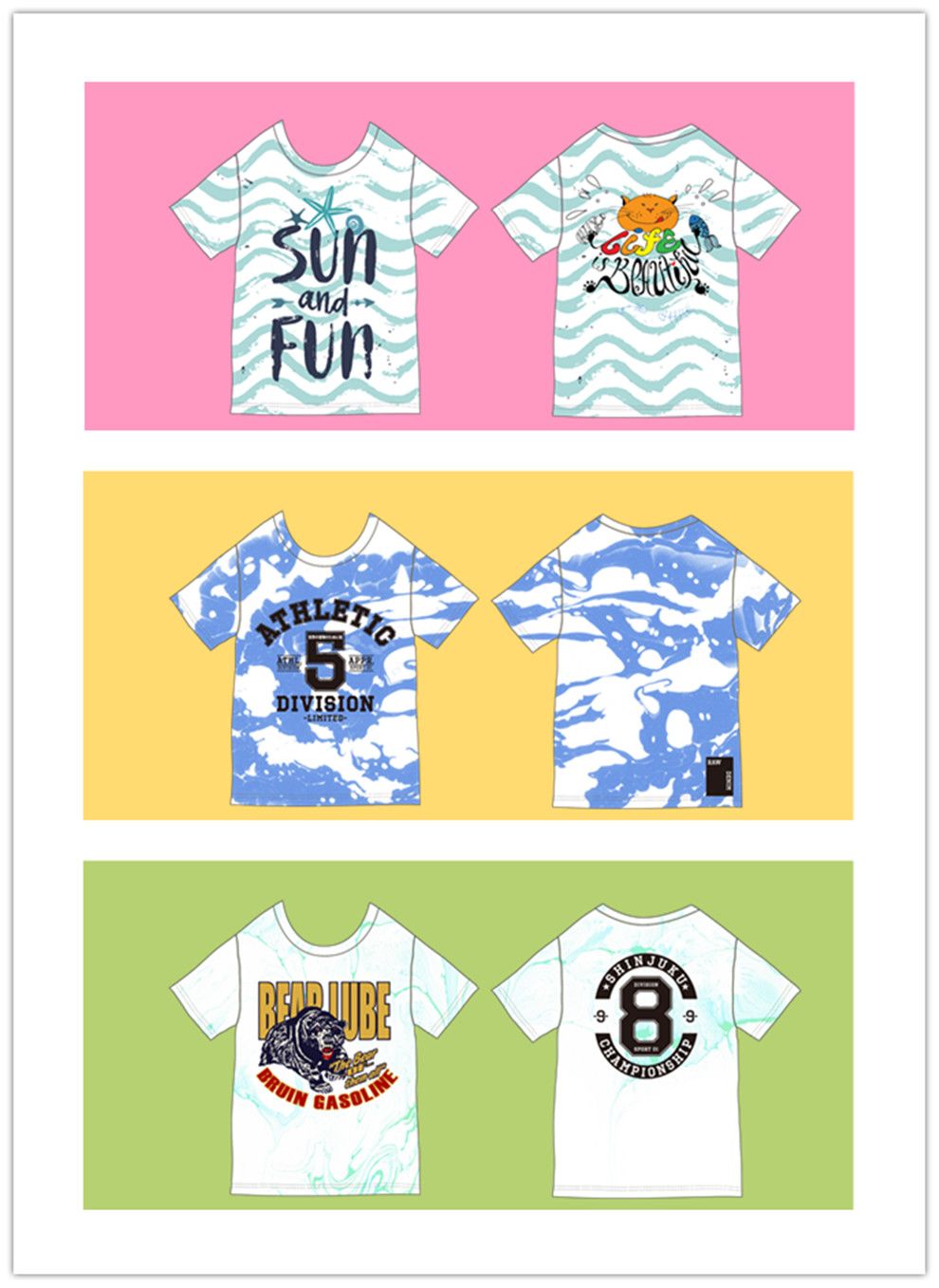 全身印圆领（模板）