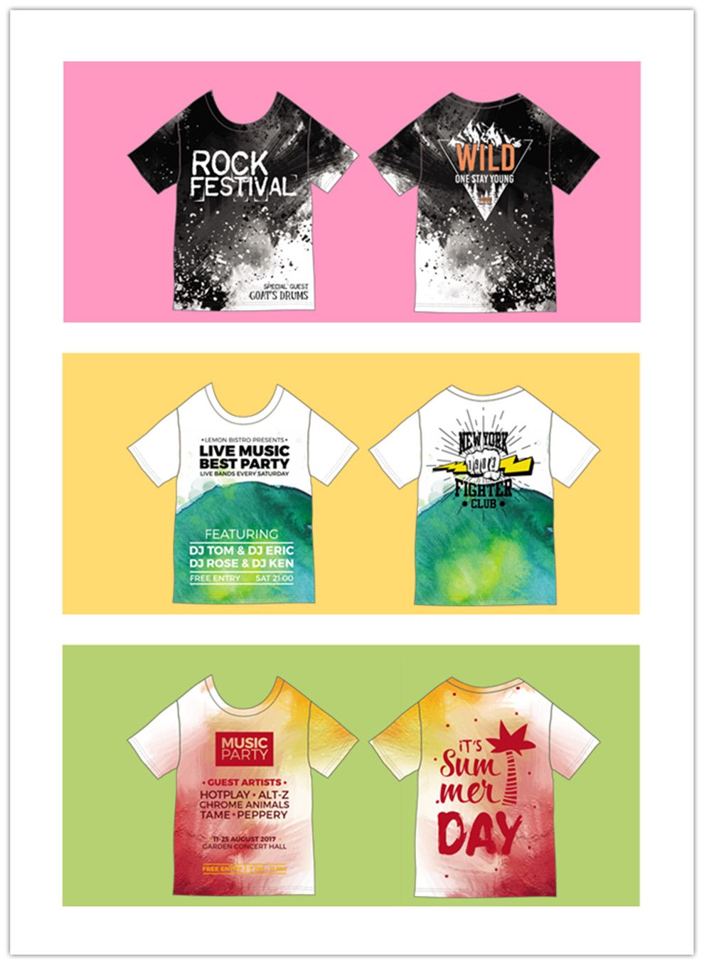 全身印圆领（模板）