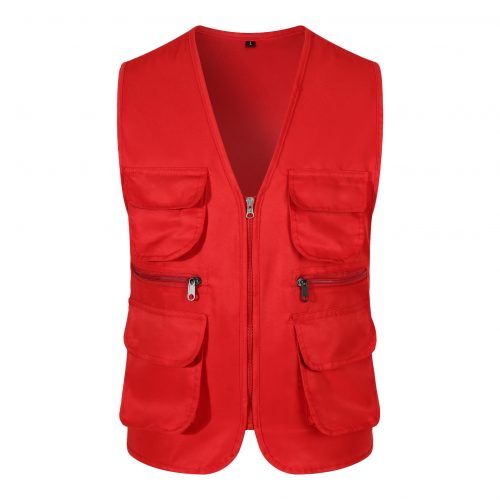 B款立体兜多口袋马甲VM024