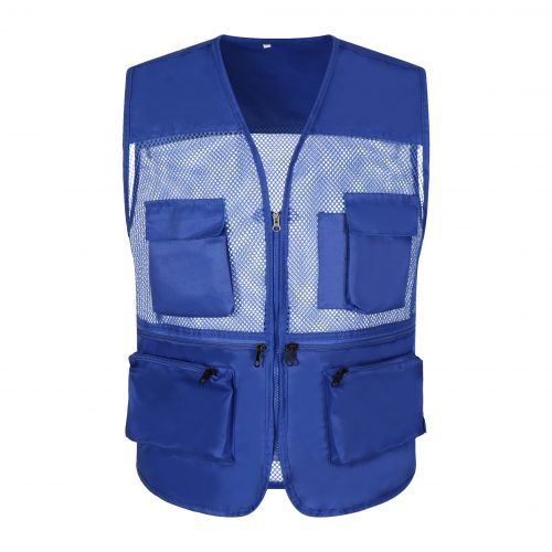 网布多口袋马甲VM027