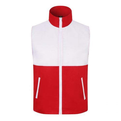 单层前拼色马甲VM004